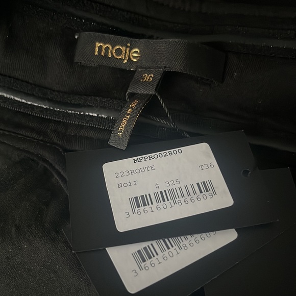 Maje Route Halter Dress Black - Picture 7 of 8